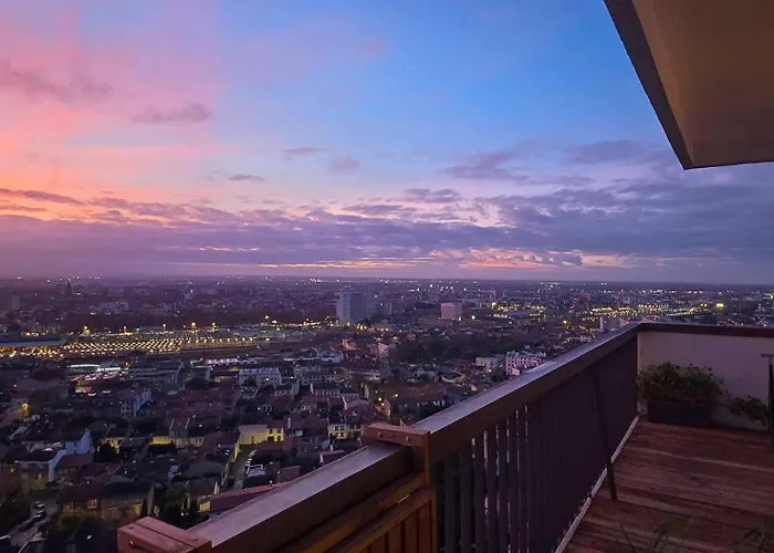 T3 65m2 Terrasse&balcon - Dernier Etage - Proche Gare - Métro Jolimont Apartamento