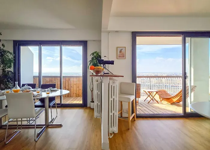 Apartamento T3 65m2 Terrasse&balcon - Dernier Etage - Proche Gare - Métro Jolimont