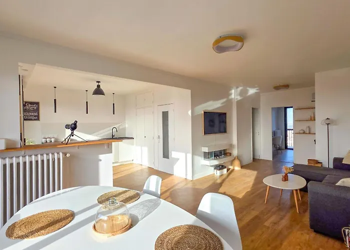 Apartamento T3 65m2 Terrasse&balcon - Dernier Etage - Proche Gare - Métro Jolimont *