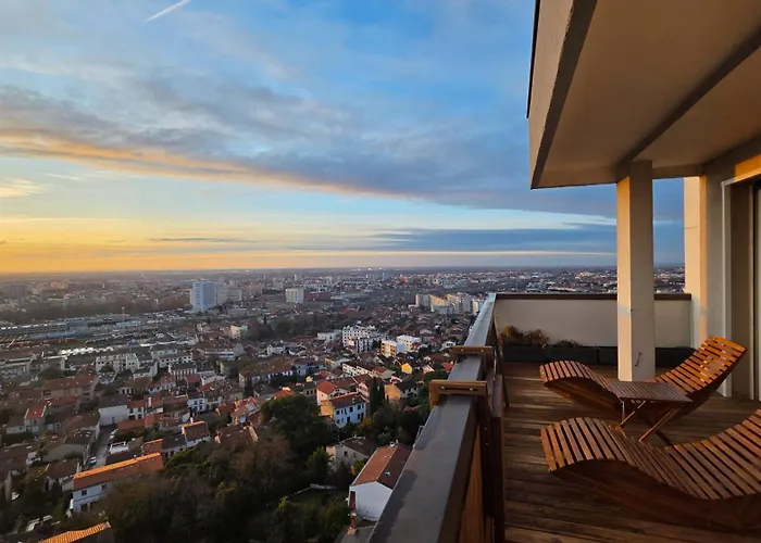 T3 65m2 Terrasse&balcon - Dernier Etage - Proche Gare - Métro Jolimont