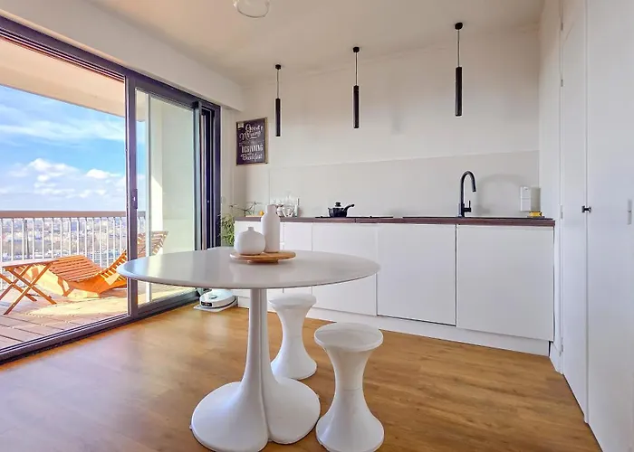 T3 65m2 Terrasse&balcon - Dernier Etage - Proche Gare - Métro Jolimont Apartamento