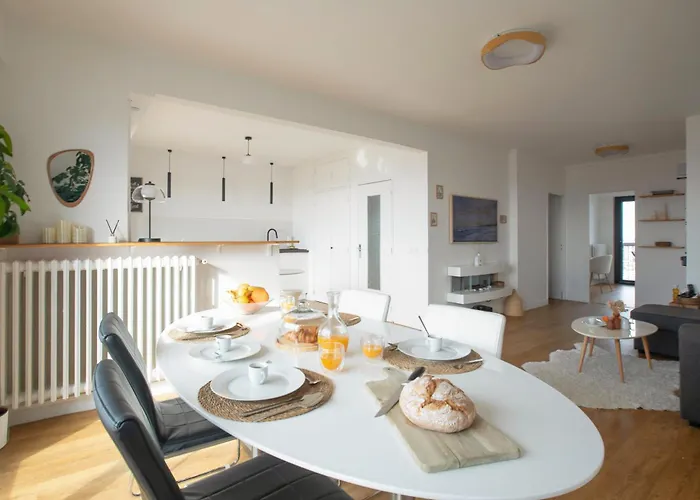 Apartamento T3 65m2 Terrasse&balcon - Dernier Etage - Proche Gare - Métro Jolimont *