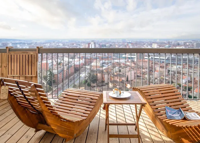 Apartamento T3 65m2 Terrasse&balcon - Dernier Etage - Proche Gare - Métro Jolimont Toulouse