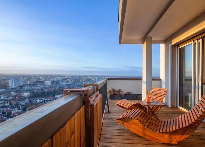 T3 65m2 Terrasse&balcon - Dernier Etage - Proche Gare - Métro Jolimont * Toulouse