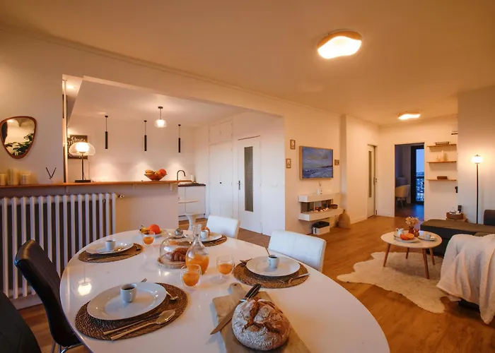 T3 65m2 Terrasse&balcon - Dernier Etage - Proche Gare - Métro Jolimont