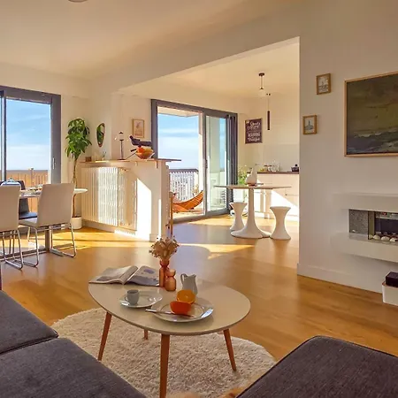 T3 65m2 Terrasse & Balcon - Dernier Etage - Proche Gare - Metro Jolimont Lägenhet