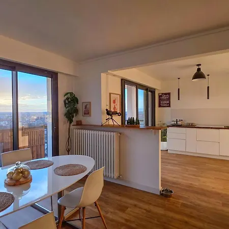 Apartment T3 65m2 Terrasse&balcon - Dernier Etage - Proche Gare - Métro Jolimont
