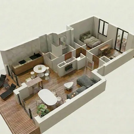 Apartment T3 65m2 Terrasse&balcon - Dernier Etage - Proche Gare - Métro Jolimont