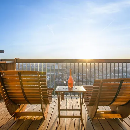 T3 65m2 Terrasse&balcon - Dernier Etage - Proche Gare - Métro Jolimont Apartment *