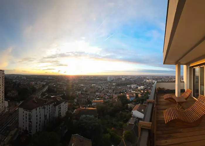 T3 65m2 Terrasse & Balcon - Dernier Etage - Proche Gare - Metro Jolimont Apartment *