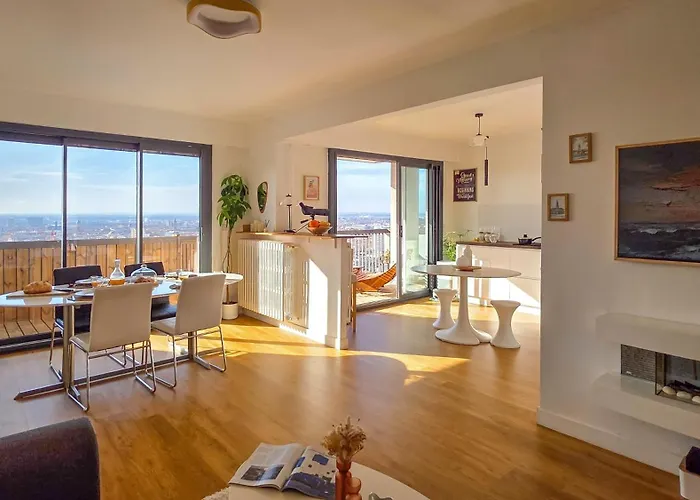 T3 65m2 Terrasse & Balcon - Dernier Etage - Proche Gare - Metro Jolimont Toulouse