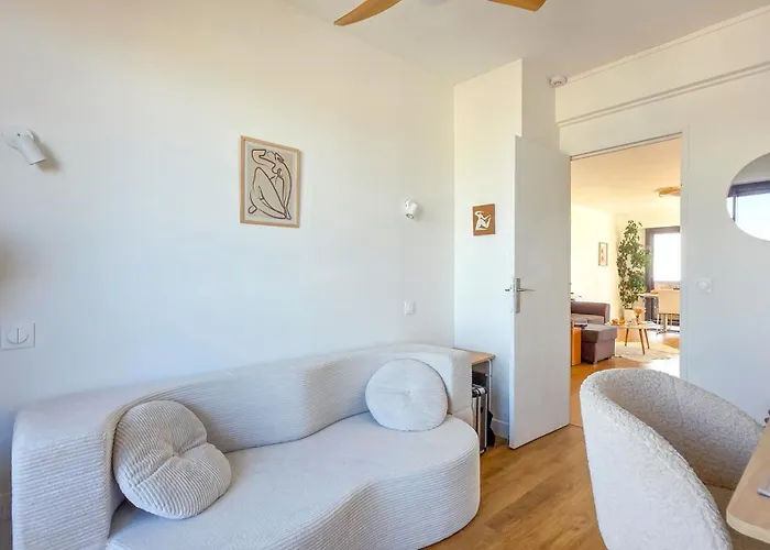 T3 65m2 Terrasse & Balcon - Dernier Etage - Proche Gare - Metro Jolimont