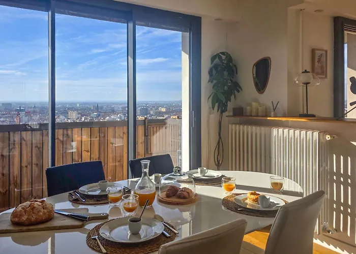 T3 65m2 Terrasse & Balcon - Dernier Etage - Proche Gare - Metro Jolimont Apartmán Toulouse