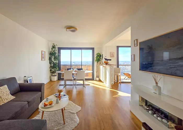 T3 65m2 Terrasse & Balcon - Dernier Etage - Proche Gare - Metro Jolimont